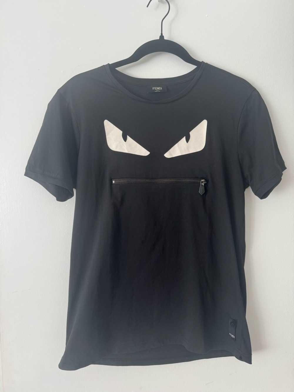 Fendi Black Monster Tee